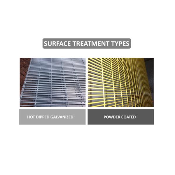 South Africa Anti Climb Galvanized Steel Wire Prison Mesh 358 Security Fence