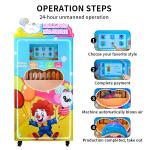 OEM Balloon Vending Machine with Custom LED Logo, Multi-Language, Low MOQ 1 Unit