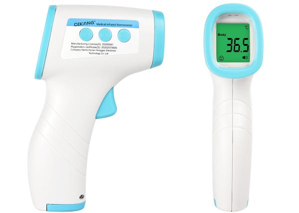 Quality Stock Forehead Infrared Thermometer , Accurate Instant Measurement No Touch Forehead Temperature Gun for sale