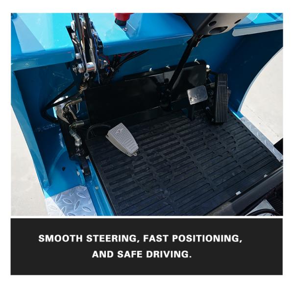 1.5 Ton 2 Ton Electric Forklift Truck 3 Meter Solid Rubber Wheels