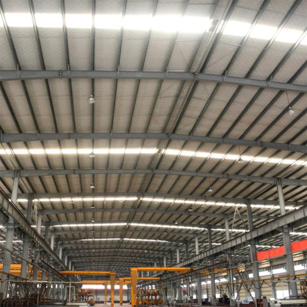 Hot Dip Galvanized Or Painted Finish Metal Workshop Buildings Welded Connection As Requested Parapet Wall