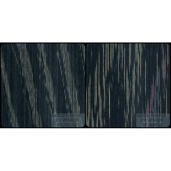 Engineered Wood Veneer Meteor Wood Veneer Irregular Texture Grain