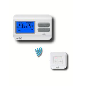 China Smart Wireless Room Thermostat LCD Lighting Control System  3A / 16A on sale