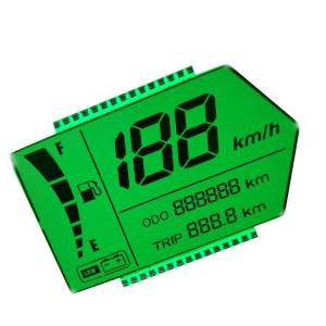 China Speedometer Display LCD With Green Backlight Static Driving Method wholesale