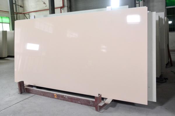 Quality big quartz slab polished pure color quartz slab large artificial quartz stone for worktop for sale