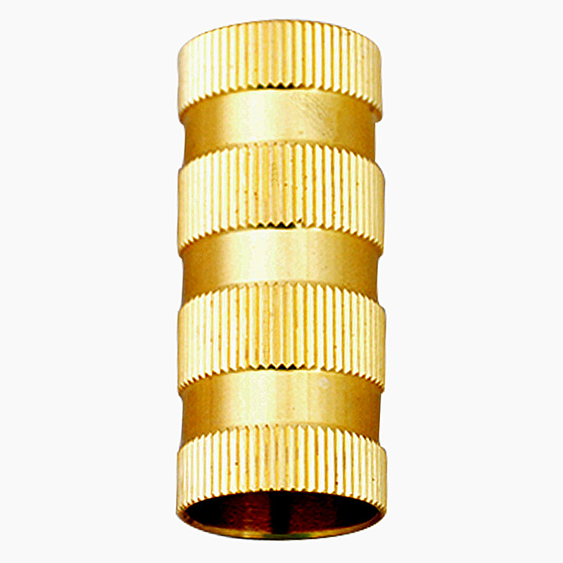 Quality Optional Tolerance CNC Milling Service Brass Copper Knurled Insert Nut for sale