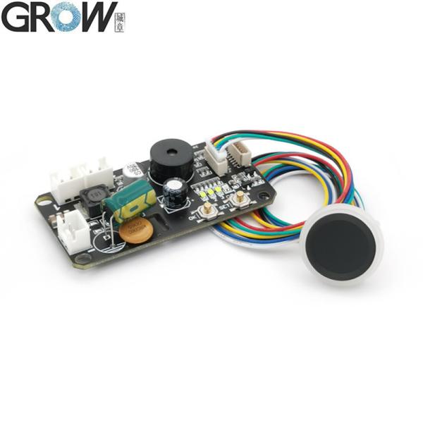 Quality GROW KS220-L+R558-S DC30-75V Fingerprint Control Board 2 Relays Admin/User Funtion Self-Locking/Jog/Ignition Mode for sale