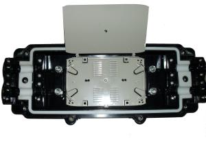 Black Horizontal Optical Fibre Cable Joint Closure 96 Core Slide - In - Lock Design