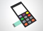 Tactile Embossed Push Button Membrane Switch Keyboard Gas Proof High Lifespan