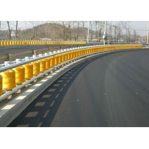 China Wear Resistant Safety Road Barrier , Anti - Impact Highway Roller Barrier on sale
