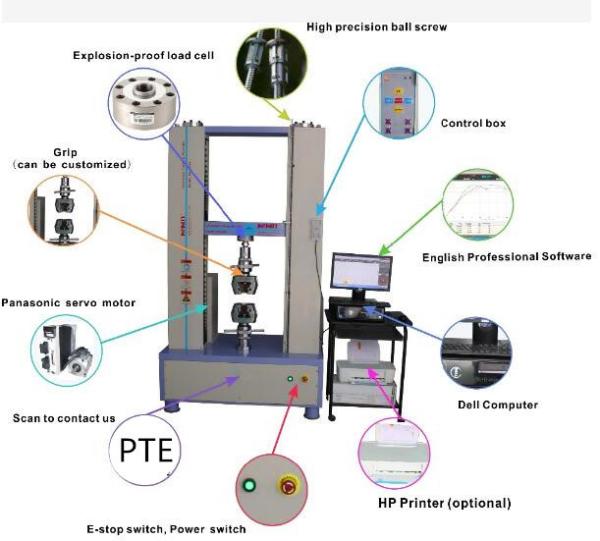 Quality Electromechanical universal testing machines,Compression universal testing machine for sale