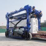 Electric Container Straddle Carrier Container Lifting Vehicle Container Handling