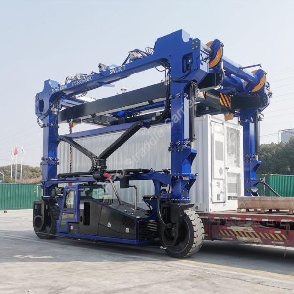 Electric Container Straddle Carrier Container Lifting Vehicle Container Handling