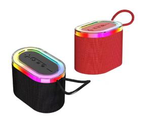 Portable Bluetooth 5.3 Speaker With 800mAh Battery Supports AUX TF Card And USB Playback Includes Built-in RGB Lights