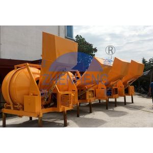 China Discharging 350L Concrete Mixer Machine Diesel Engine JZR350 Construction on sale