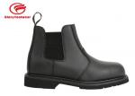 Rubber Sole Fashion Working Goodyear Welt Safety Shoes Plastic Toe With Genuine