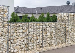 China 2x1x1 Meter Welded 2.5mm Wire Mesh Gabion Basket Retaining Wall on sale