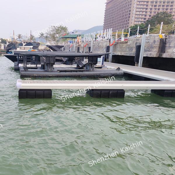 China Marine Aluminum Floating Docks Decking Boat Floating Pontoon Float Pontoon wholesale