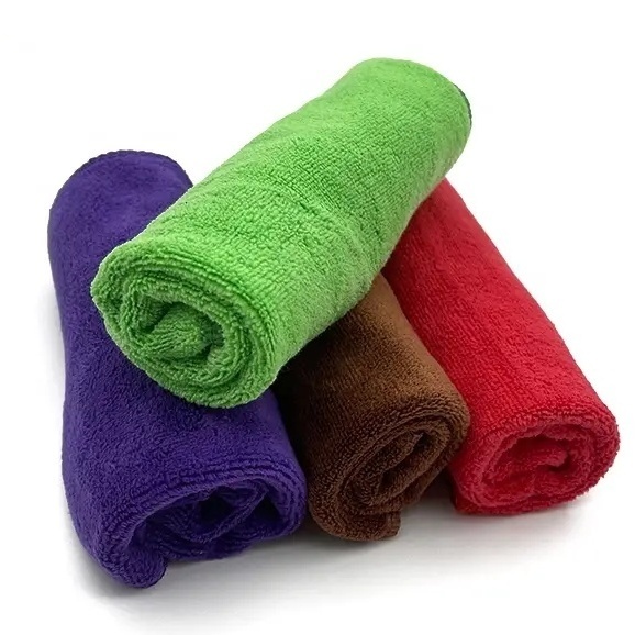 KILINE Fast Drying Micro Fibre 300gsm Car Microfibre Cloths Blue Yellow Green Cleaning Cloth Microfiber Towel