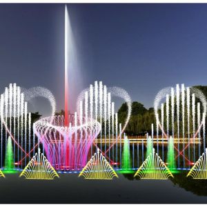 High quality lake frequency converter fountains multimedia floating water