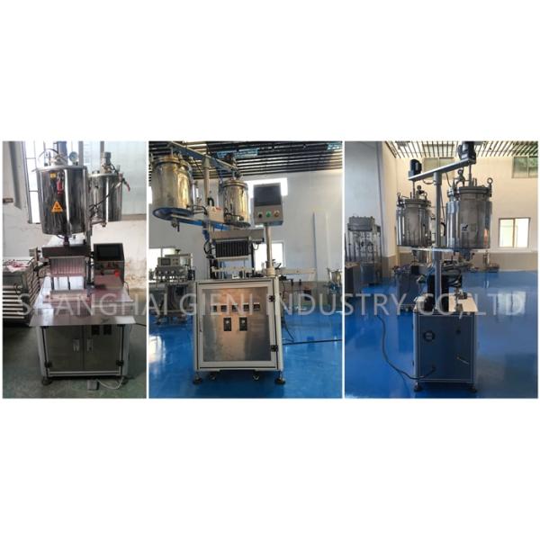 20L Double Layer Tank Lip Gloss Production Machine With Servo Motor