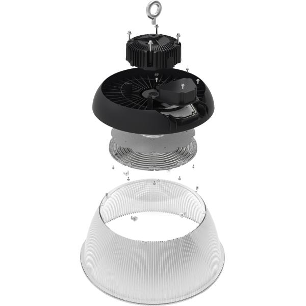 200lm/W 150w Dimmable LED UFO High Bay Light For Warehouse