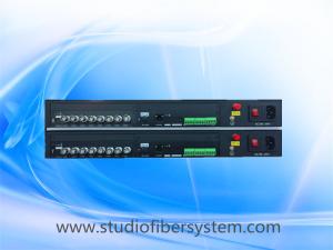 8CH video &8CH audio&1PTZ control data&1CH ethernet fiber converters for remote CCTV surveillance system