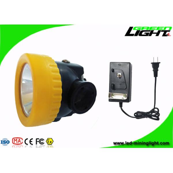 Light Weight Cordless Cap Lamp Rechaegeable 4000lux Plug In Charger PC Material
