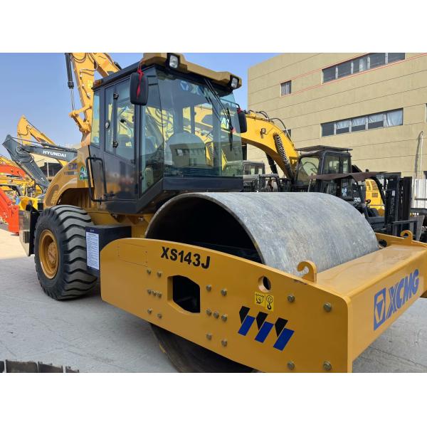 Used XCMG XS143J Single Drum 14 Tons Road Roller In Excellent Condition