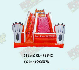 Children Fun Park Inflatable Garfiled Cat Slide For Rentals