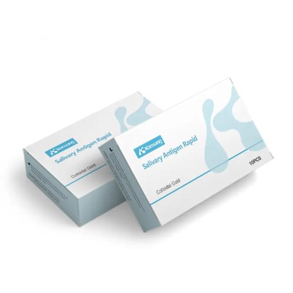 Plastic Disposable Antigen Rapid Self Test Kit Lollipop Saliva Test