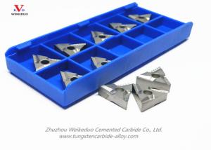 China TNMG160404R-VF,Triangle Carbide Inserts / Tungsten Carbide Tool Inserts Excellent Edge Strength on sale