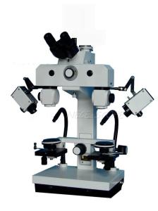 China Trinocular Bullet Comparison Microscope , Forensic Science Microscopes For Police on sale