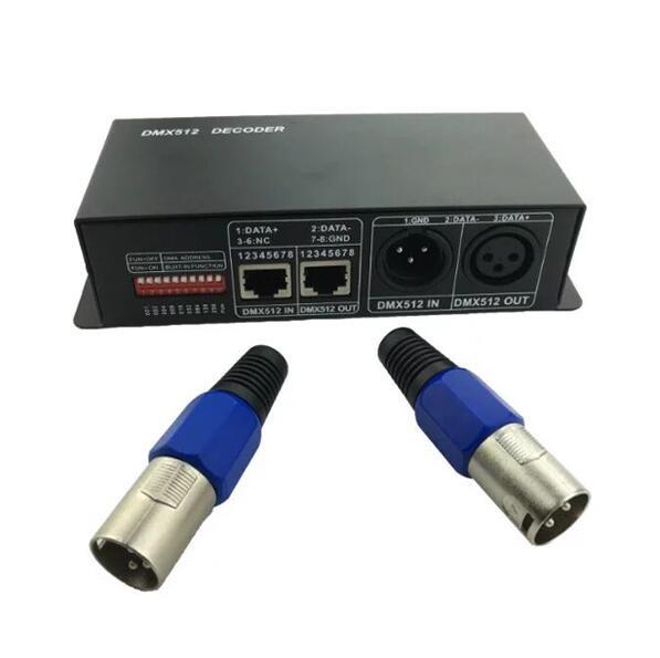 Quality DMX512 Decoder LED Strip Controller 3 Channel 8A/CH for sale