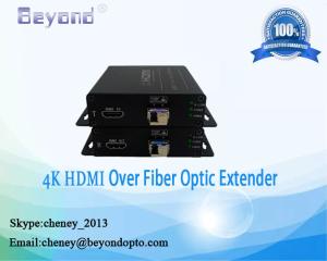 China 12-16 bit color deep 4K HDMI video  4:4:4 to fibre media converter,Ultra displays HD 4K HDMI to optical extender on sale