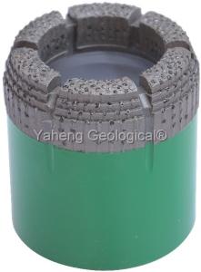 China Diamond Drill Bits Surface Set NQ Wireline Core Drilling Bits For Mining Exploration on sale