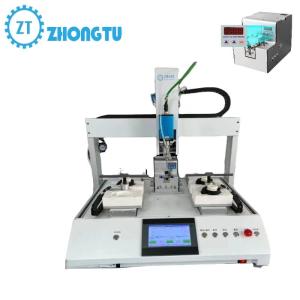 China Adhesive-Type Single-head Double-platform Screw Machine With Precise Screw locking Capability Automatic Screw Locking Machine on sale