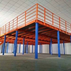 Multi Level Warehouse Steel Structure Platform Robust Construction Custom