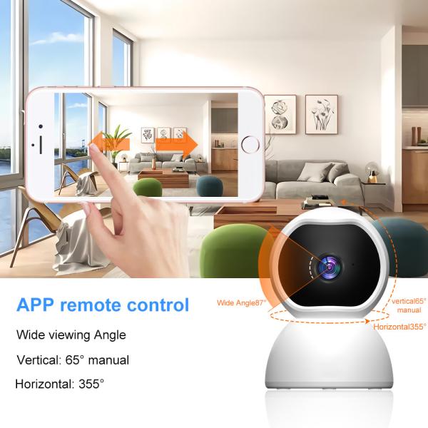 Indoor auto tracking WIFI PT 1080P 2MP WIFI camera wireless onvif 128G TF card slot home security wifi camera