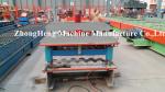 Color coated Small Glazed Tile Roll Forming Machine with PLC Inverter controller