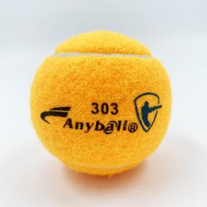 China 65mm Colored Tennis Ball Coarse Cotton Cloth Polyester Rubber Tennis Balls wholesale