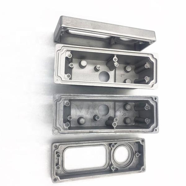 Metal Aluminum Casting Parts Box High Precision Sandblasting Surface