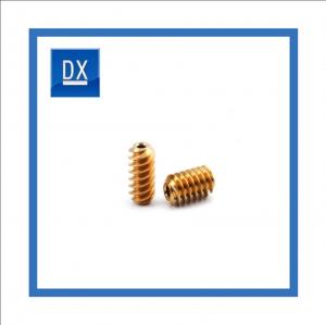 China Copper Anodizing Brass Worm Gear For Heavy Duty Equipment wholesale