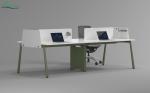Modern Design Style and Lockable Drawers Open Space Office Workstation with 4