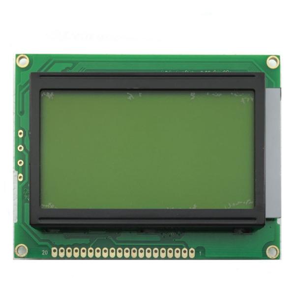 Quality Graphic LCD Display Module, 128x64 Dots STN Yellow-Green Transflective With KS0108B Controller for sale