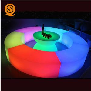Remote Control Luminous LED Bar Counter LED Bar Table Rechargeable Multi-Color LED Bright Furniture