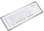 TTL RS485 Keyboard , Panel Mount Industrial Membrane Keyboard With Touch Screen