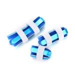 Adjustable finger splint S M L size finger support with foam blue color