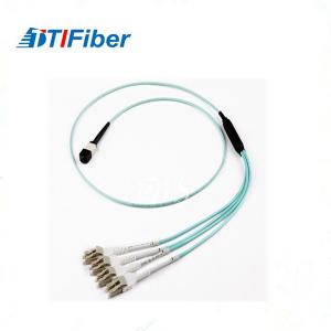 China 4G/5G MPO - LC Multimode Fiber Patch Cable , OM3 Fibre Patch Leads Long Lifespan on sale