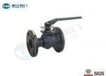 Carbon Steel Mounting Pad Reduced Port Ball Valve With Flange Ends Class 150